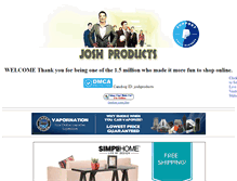 Tablet Screenshot of joshproducts.com
